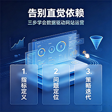 成华建站-告别直觉依赖：三步学会数据驱动网站运营
