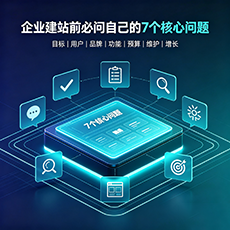 成都建站-企业建站前必问的7个核心问题 - 网站建设规划指南