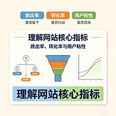 成都建站-理解网站核心指标：跳出率、转化率与用户粘性