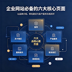 成都建站-企业网站必备的六大核心页面