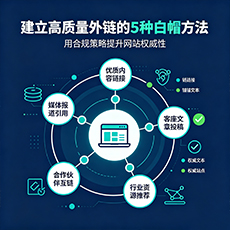 成都建站-建立高质量外链的5种白帽方法